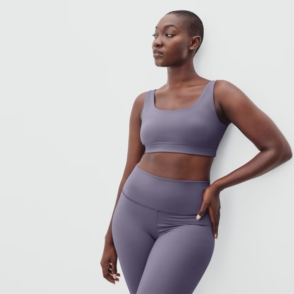 Everlane the perform bra in Dark Plum  XL NWT *Sold out online* - Picture 7 of 7